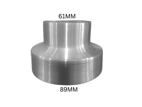 Redução Adaptador Para Aquecedor Em Aluminio 60mm X 90mm