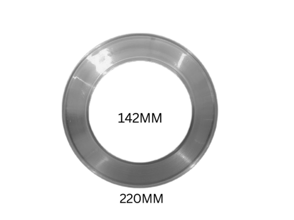 Aro de arremate para aquecedor a gás 136mm